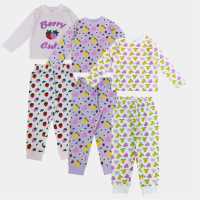 Star Kids'  3 Pack Cotton Long Sleeve Pyjama Set  