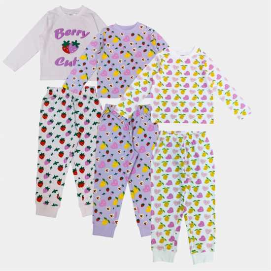 Star Kids' 3 Pack Cotton Long Sleeve Pyjama Set Star Kids' 3 Pack Cotton Long Sleeve Pyjama Set