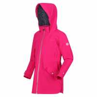 Regatta Непромокаемо Яке Talei Waterproof Jacket Pink Fusion Детски якета и палта