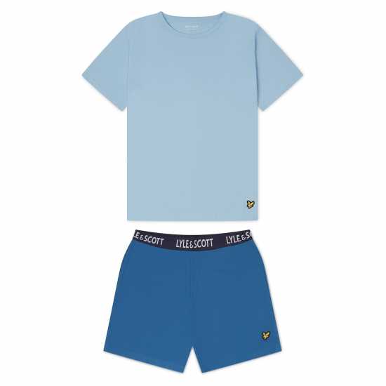 Lyle And Scott Sleep Set Pyjama Short-Sleeve Top  