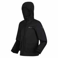 Regatta Непромокаемо Яке Hywell Waterproof Jacket Black Детски якета и палта
