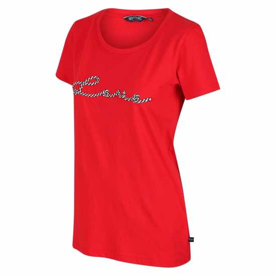 Regatta Filandra Vi T-Shirt True Red Дамски тениски с яка