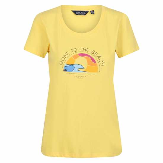 Regatta Filandra Vi T-Shirt Maize Yellow Дамски тениски с яка