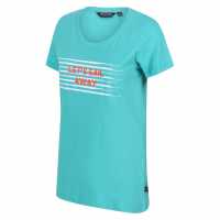 Regatta Filandra Vi T-Shirt Turquoise Дамски тениски с яка