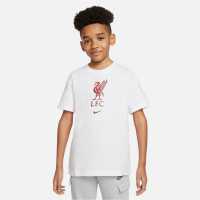 Nike Детска Тениска Liverpool Fc Short Sleeve Crest T Shirt Juniors  Детски тениски и фланелки