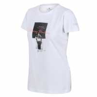 Regatta Womens Fingal Vi T-Shirt White Дамски тениски с яка