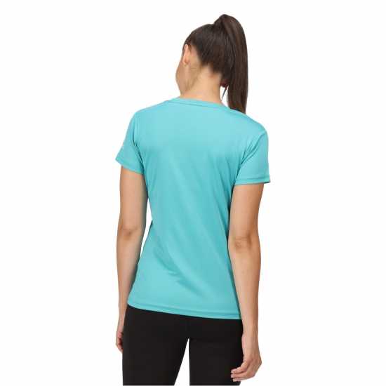 Regatta Womens Fingal Vi T-Shirt Turquoise Дамски тениски с яка