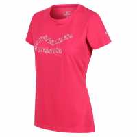 Regatta Womens Fingal Vi T-Shirt Rethink Pink Дамски тениски с яка