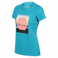 Regatta Womens Fingal Vi T-Shirt Enamel Дамски тениски с яка