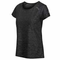 Regatta Limonite V T-Shirt Black Дамски тениски с яка