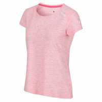 Regatta Limonite V T-Shirt Tropicl Pink Дамски тениски с яка