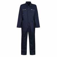 Regatta Pro Zip Workwear Coverall Navy Светлоотразителни якета