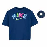 Nike Swsh Pty Tee In99 Blue Детски тениски и фланелки