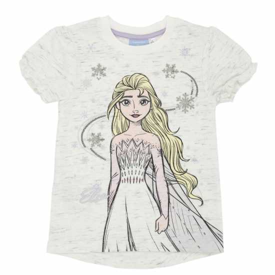 Character Short Sleeve T-Shirt Infant Girls Frozen Детски тениски и фланелки