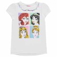 Sale Character Short Sleeve T-Shirt Infant Girls Disney Princess Детски тениски и фланелки