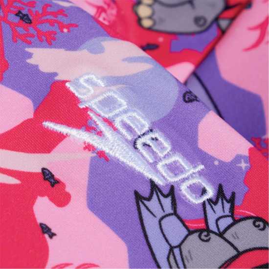 Speedo Lts Digi Frill Costume Trsp If  