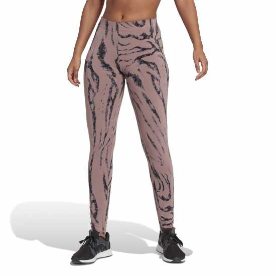 Дамски долнища на анцуг Adidas Future Icons Animal Print Leggings Womens Adidas Future Icons Animal Print Leggings Womens Дамски долнища на анцуг