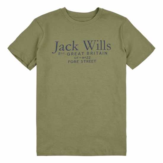 Jack Wills Wills Script T-Shirt Infant Boys  Детски тениски и фланелки