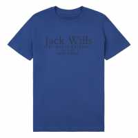 Wills Script T-Shirt Junior Boys Blue/Black Детски тениски и фланелки