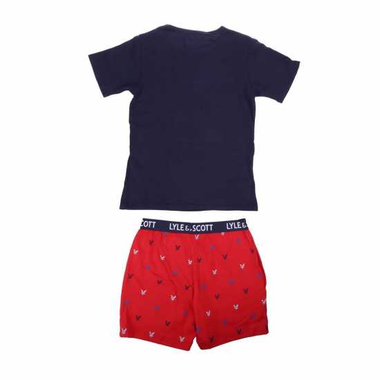 Lyle And Scott Allover Print Loungwear Set  