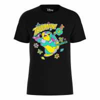 Disney Thumper Stickers T-Shirt Black Дамски стоки с герои