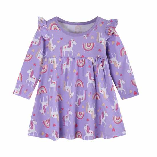 Baby Girl Unicorn Rainbow Swing Dress  