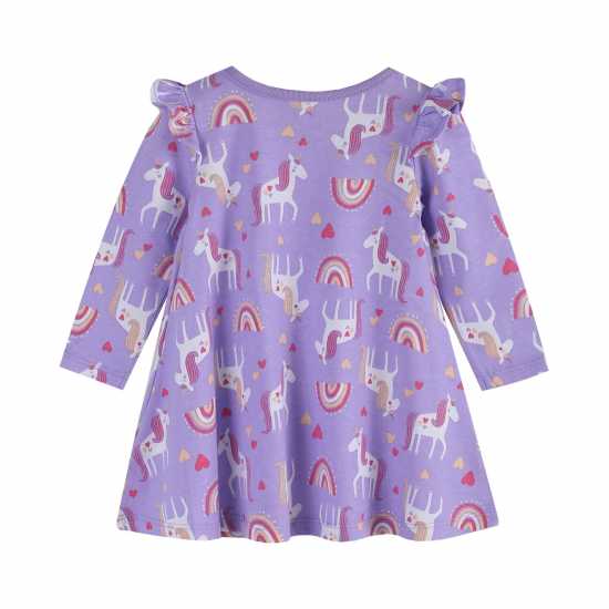 Baby Girl Unicorn Rainbow Swing Dress  