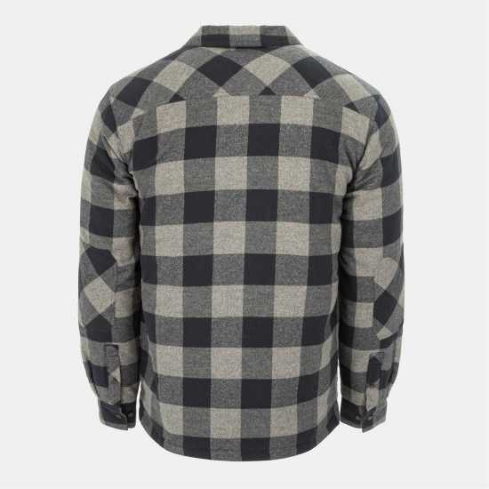 Dunlop Мъжка Риза Lumber Shirt Mens Grey/Black 