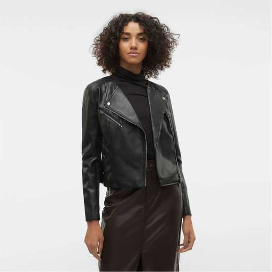 Vero Moda Кожено Яке Riley Faux Leather Jacket  