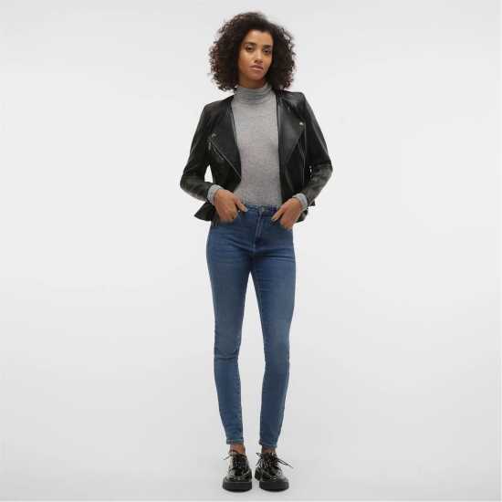 Vero Moda Кожено Яке Riley Faux Leather Jacket  