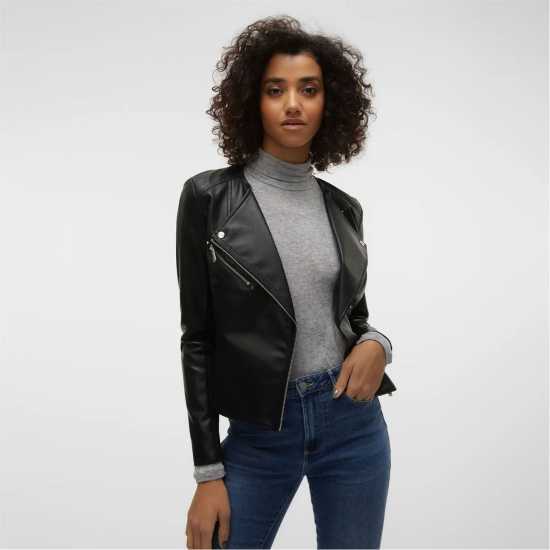 Vero Moda Кожено Яке Riley Faux Leather Jacket  