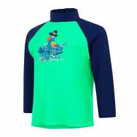 Speedo Plmt Ls Sunt In99 Green/Blue Детски тениски и фланелки
