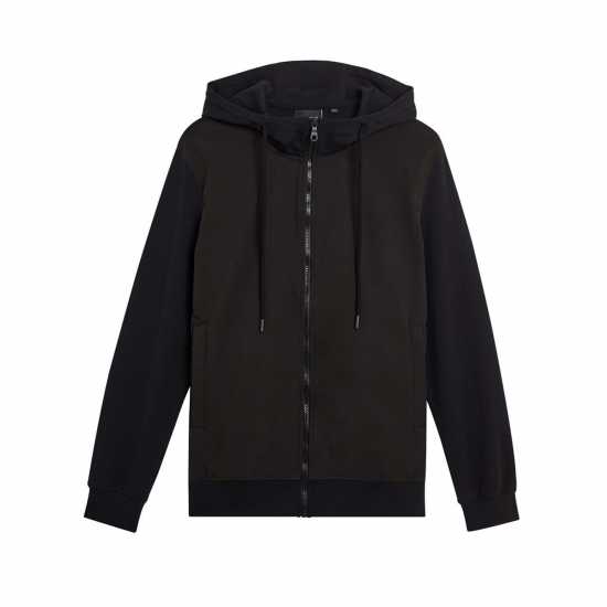 Lyle And Scott Softshell Hybrid Zip Through Hoodie  