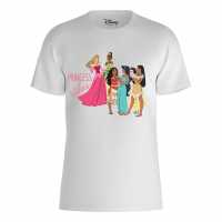 Disney Princess Vibes T-Shirt White Дамски стоки с герои