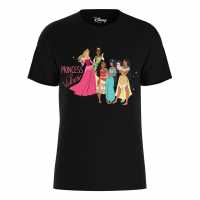 Disney Princess Vibes T-Shirt Black Дамски стоки с герои