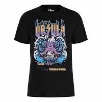 Disney Ursula Band T-Shirt Black Дамски стоки с герои