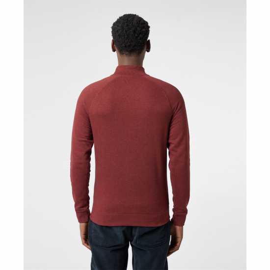 Jim Cotton Quarter Zip Sweatshirt  Мъжко облекло за едри хора