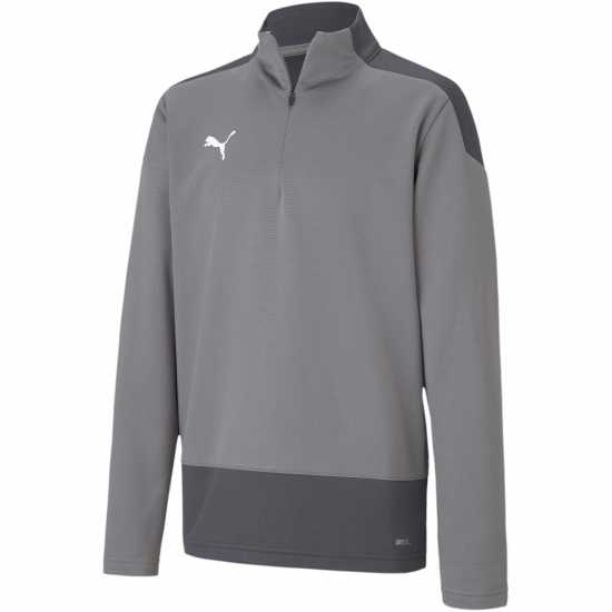 Детски полар Puma Teamgoal 23 Training Quarter Zip Top Infants Сиво/Асфалт Puma Teamgoal 23 Training Quarter Zip Top Infants Сиво/Асфалт Детски полар