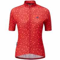 Ladies Rosa Ss Jersey Pattern,  Hot Coral