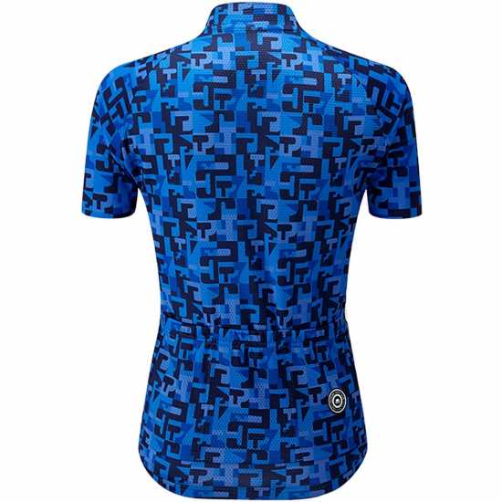 Ladies Club Jersey Pattern,  Cerulean Blue  Облекло за колоездене