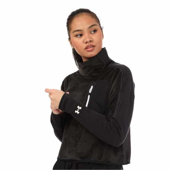 Under Armour Journey Fleece Mock Neck Top  