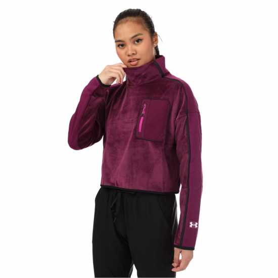 Under Armour Journey Fleece Mock Neck Top  