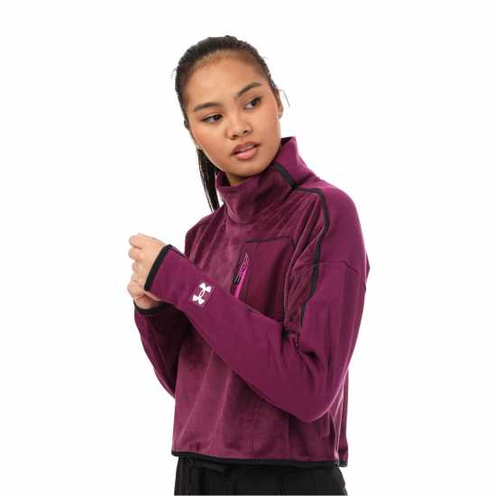 Under Armour Journey Fleece Mock Neck Top  