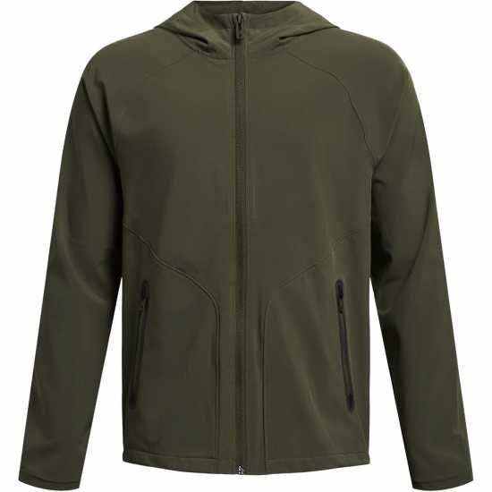 Under Armour Полар Момчета Armour Ua B Unstoppable Full Zip Fleece Boys Green Детски полар