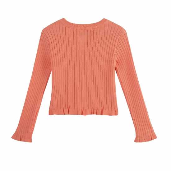 Плетена Жилетка Be You Studio Ribbed Coral Cardigan Плетена Жилетка Be You Studio Ribbed Coral Cardigan