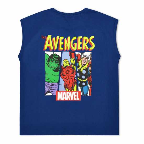 Character Marvel Graphic Vest And Short Set