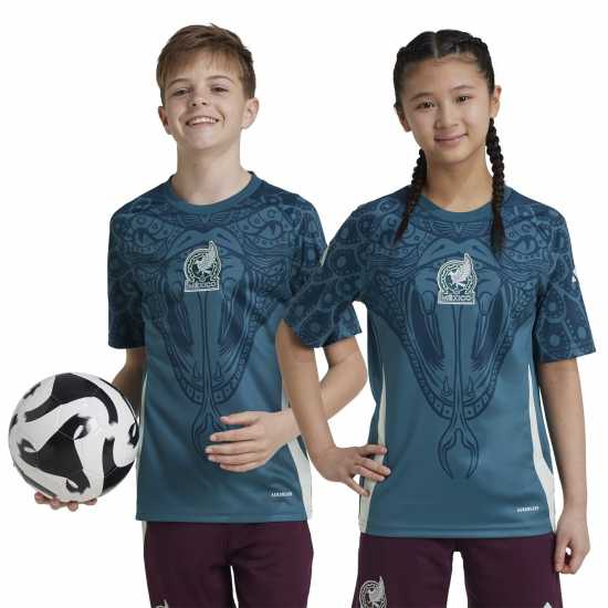 Adidas Mexico Pre Match Shirt 2024 Juniors  