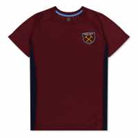 Футболни отбори и стоки Source Lab Ham United Poly T-Shirt Juniors Source Lab Ham United Poly T-Shirt Juniors Футболни отбори и стоки
