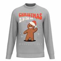 Plain Lazy Christmas Is In The Air Sweater Grey Коледни пуловери