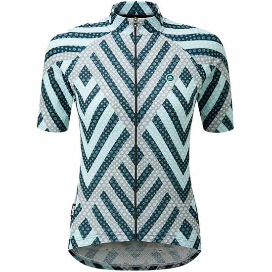 Ladies Club Jersey Pattern,  Tranquil Blue  Облекло за колоездене